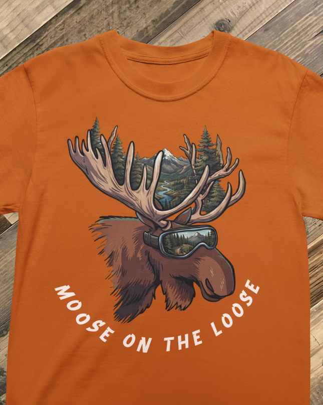Moose on the Loose - Premium Comfort Colors t-shirt