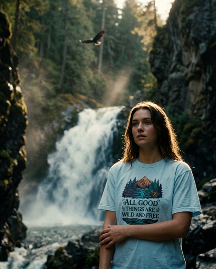 All Good Things are Wild and Free - Premium - Comfort Colors t-shirt