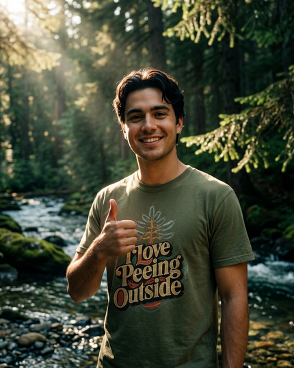 I Love Peeing Outside - Premium - Comfort Colors t-shirt