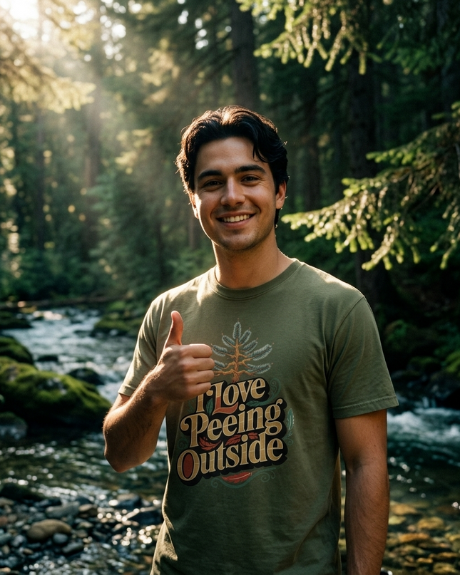 I Love Peeing Outside - Premium - Comfort Colors t-shirt