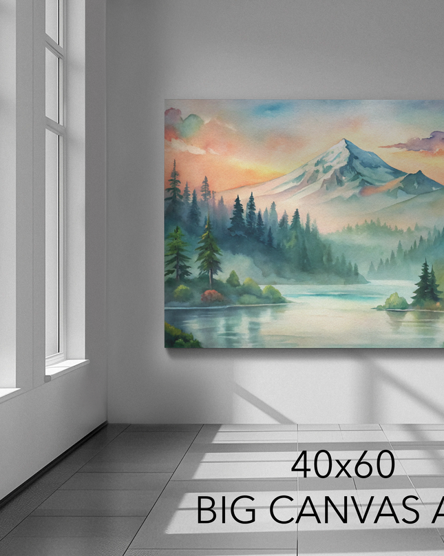 WELCOME TO OREGON - 40x60 Big Canvas Art
