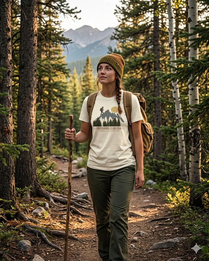 Outdoors Club USA - Female T-Shirt