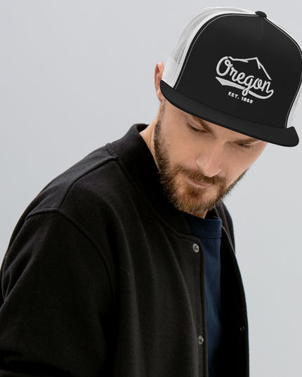 Oregon Est. 1859 - Embroidered - Trucker Cap