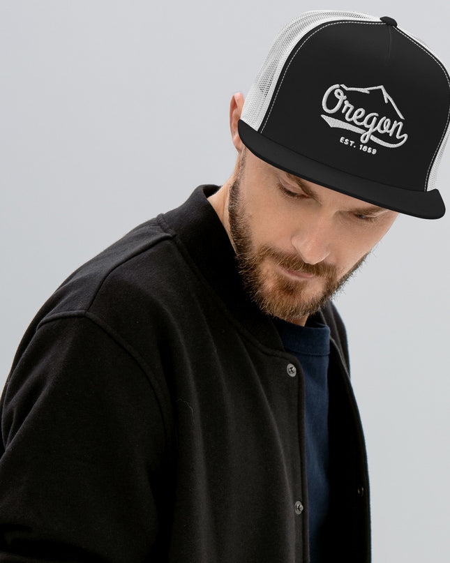 Oregon Est. 1859 - Embroidered - Trucker Cap
