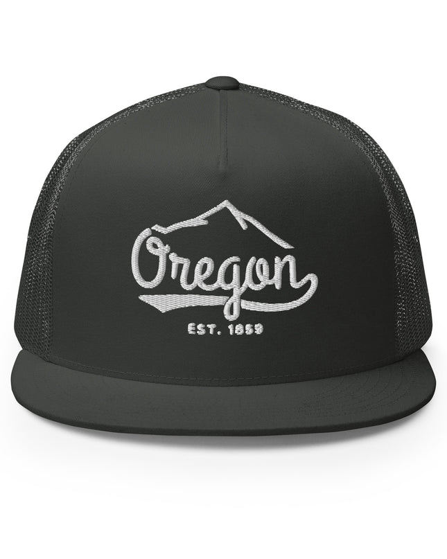 Oregon Est. 1859 - Embroidered - Trucker Cap