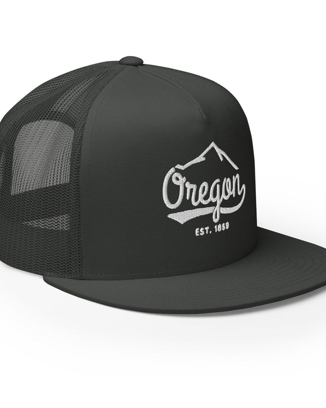 Oregon Est. 1859 - Embroidered - Trucker Cap