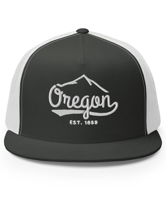 Oregon Est. 1859 - Embroidered - Trucker Cap