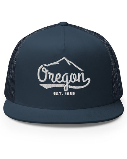 Oregon Est. 1859 - Embroidered - Trucker Cap