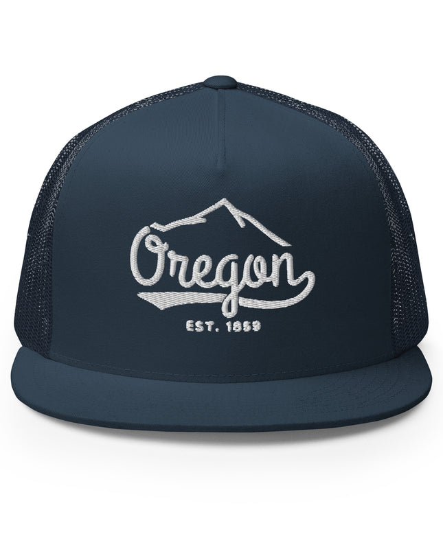 Oregon Est. 1859 - Embroidered - Trucker Cap