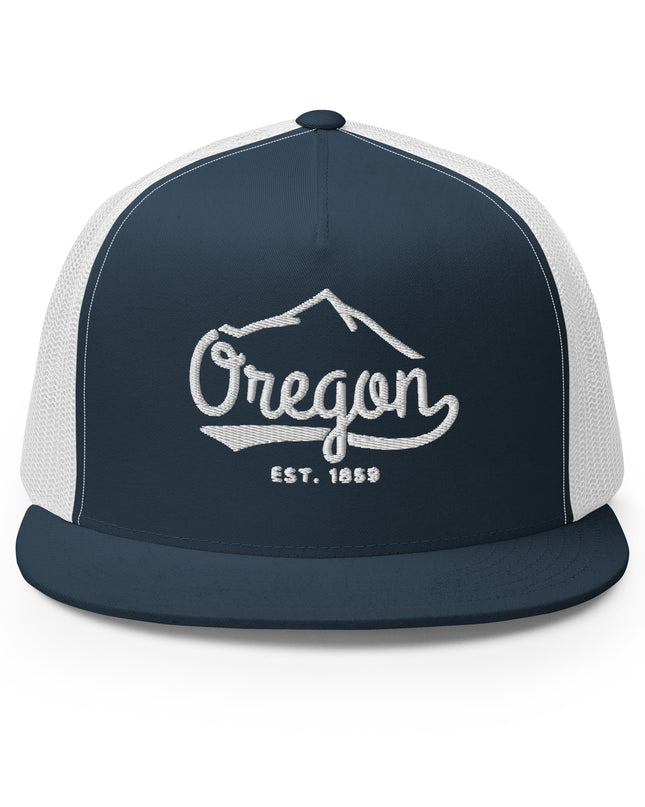 Oregon Est. 1859 - Embroidered - Trucker Cap