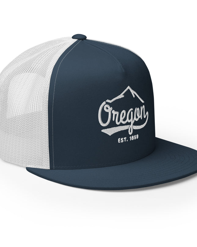 Oregon Est. 1859 - Embroidered - Trucker Cap