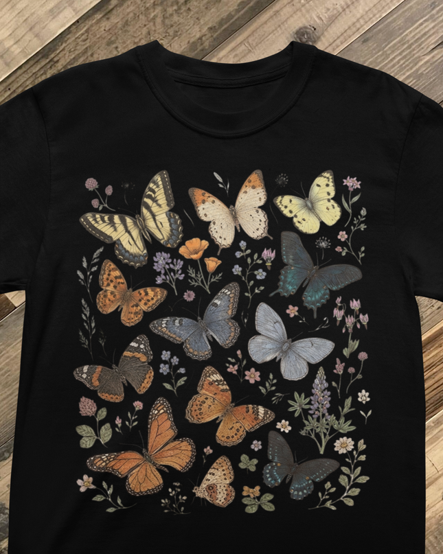 Butterflies - Premium Comfort Colors t-shirt