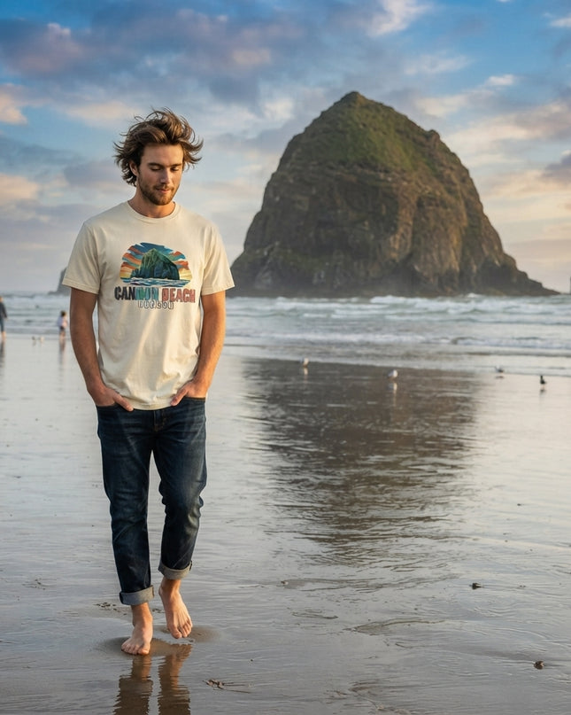 Cannon Beach Oregon - Premium- Comfort Colors t-shirt