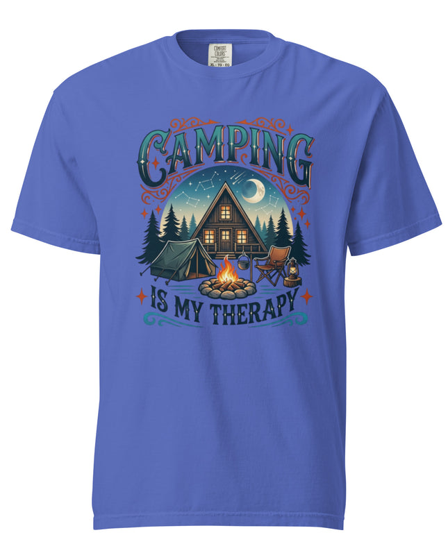 Camping is my Therapy - Premium - Comfort Colors T-Shirt