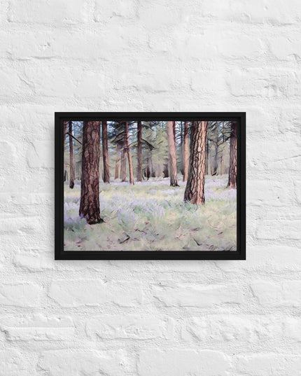 Central Oregon Forest - Framed Canvas Art