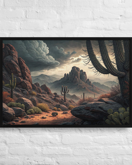 Desert Framed Canvas