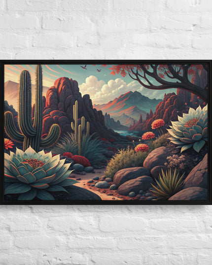 Desert Framed Canvas 3