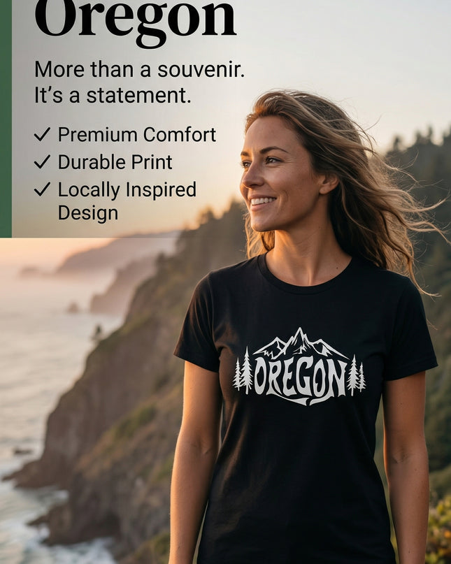 Oregon in the Mountains - Comfort Colors - Unisex garment-dyed heavyweight t-shirt