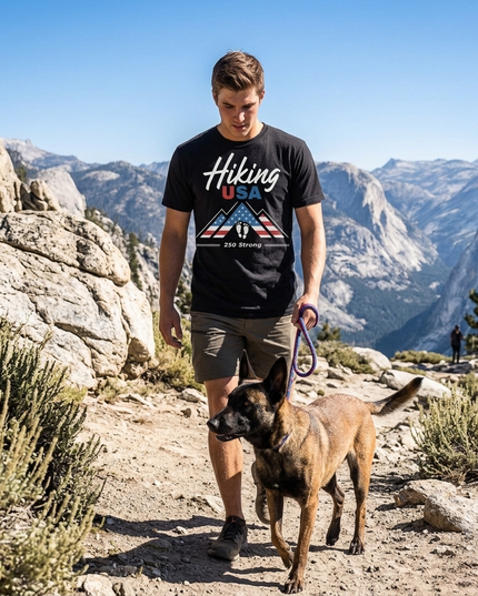 Hiking USA - Premium Comfort Colors t-shirt