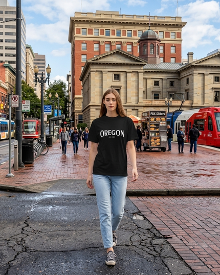 OREGON EST. 1859 - COMFORT COLORS -  garment-dyed heavyweight t-shirt