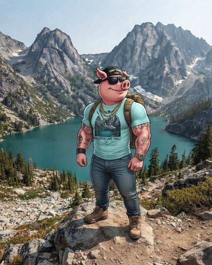 I Hiked the Colchuck Lake Trail - Comfort Colors garment-dyed heavyweight t-shirt