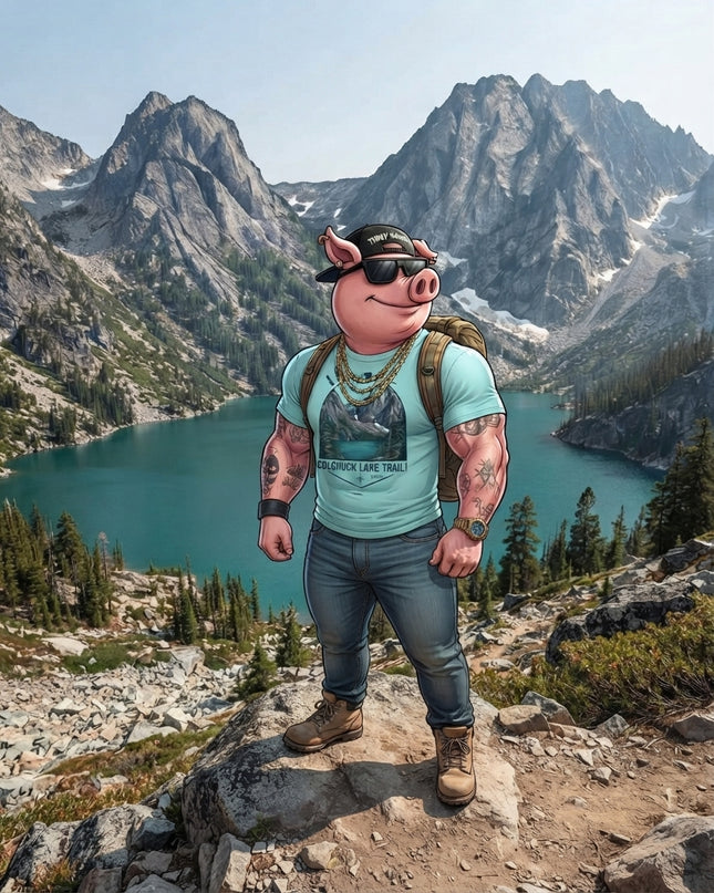 I Hiked the Colchuck Lake Trail - Comfort Colors garment-dyed heavyweight t-shirt