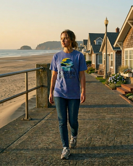 Seaside Oregon - Premium - Comfort Colors t-shirt
