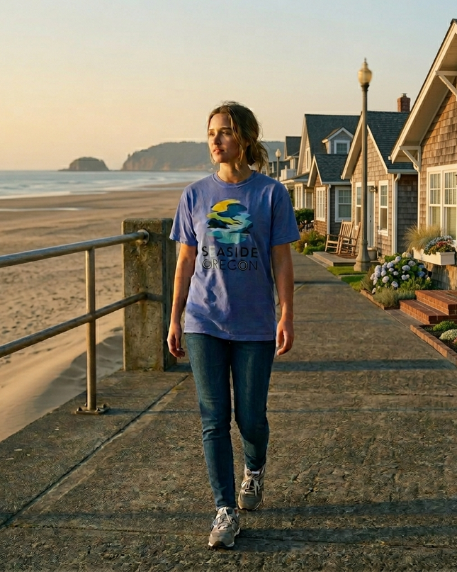 Seaside Oregon - Premium - Comfort Colors t-shirt