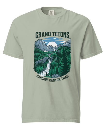 Grand Tetons - Cascade Canyon Trail - Premium Comfort Colors t-shirt