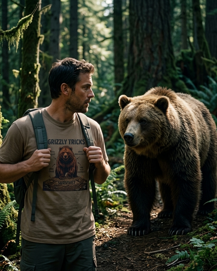 Grizzly Tricks - Premium - Comfort Colors T-Shirt