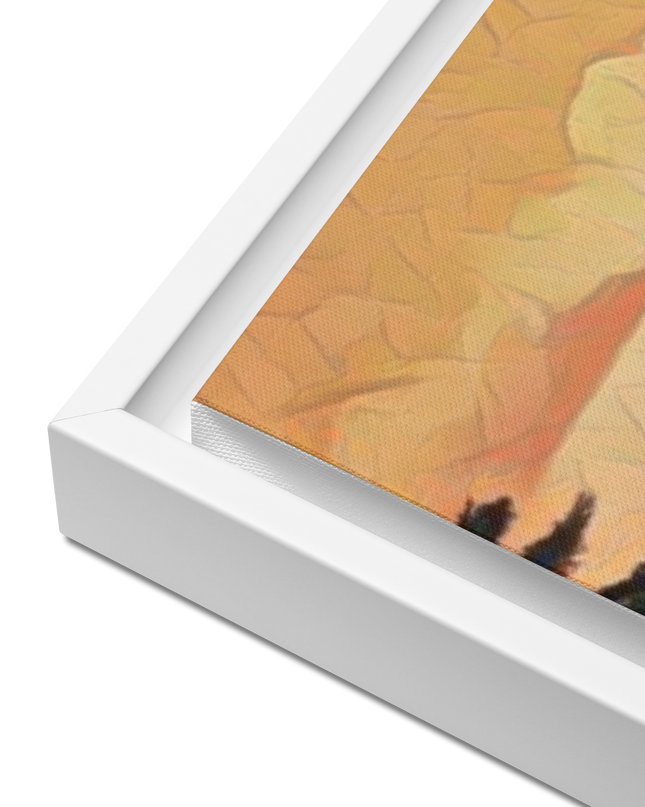 Oregon Hikers - Digital Art - Framed canvas