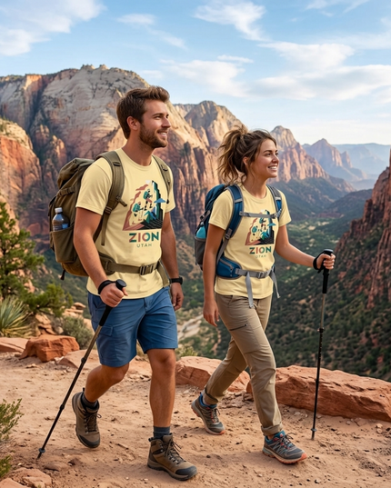 Zion Utah - Premium Comfort Colors t-shirt