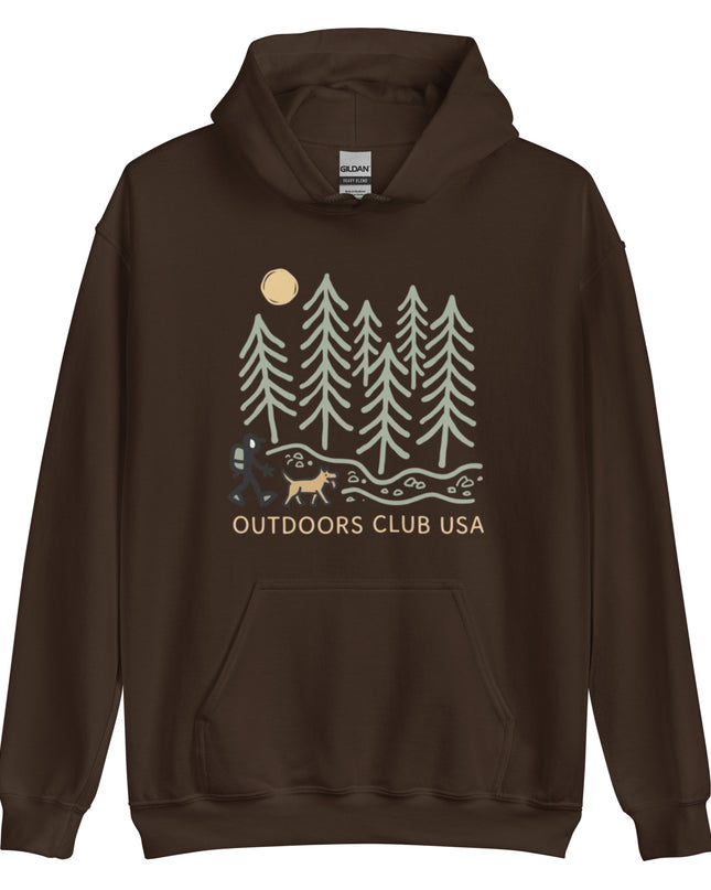 Hiking and Walking my Dog - Unisex Hoodie