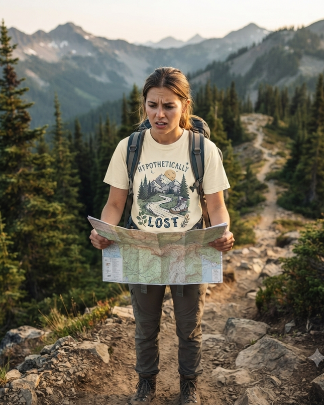 Hypothetically Lost - Premium Comfort Colors t-shirt