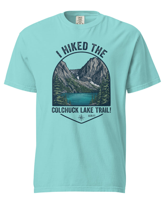 I Hiked the Colchuck Lake Trail - Comfort Colors garment-dyed heavyweight t-shirt