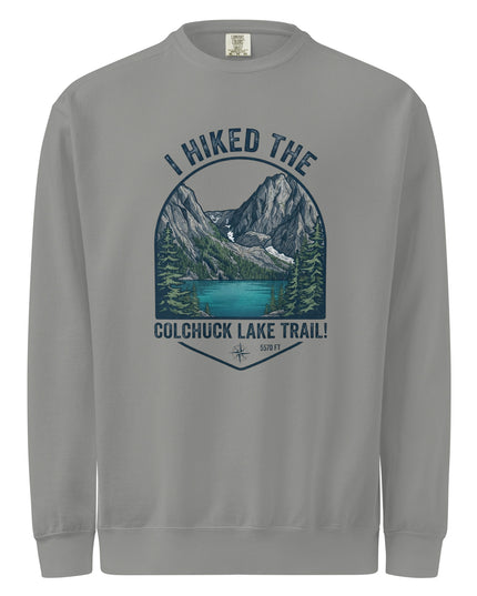 I Hiked the Colchuck Lake Trail - Comfort Colors garment-dyed sweatshirt