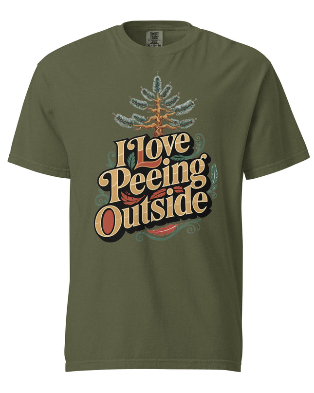 I Love Peeing Outside - Premium - Comfort Colors t-shirt