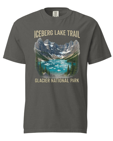 Iceberg Lake Trail - Premium Comfort Colors - garment-dyed heavyweight t-shirt