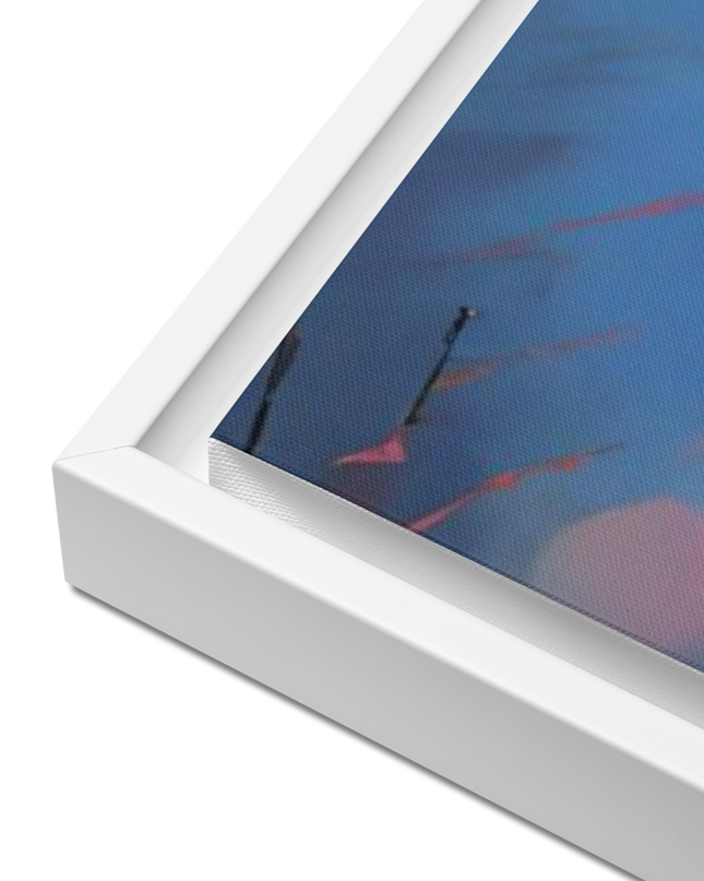 Oregon Lightning Strike - Digital Art - Framed canvas
