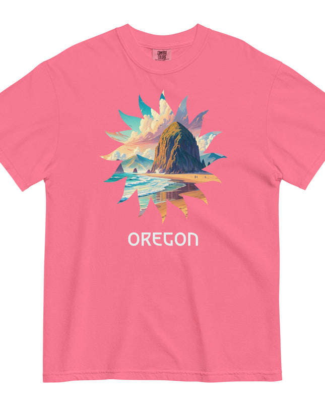 OREGON BEACHES - COMFORT COLORS - Unisex garment-dyed heavyweight t-shirt