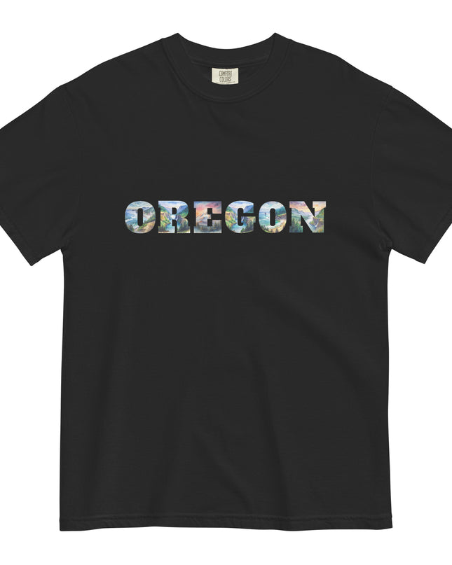 OREGON THE BEAUTIFUL - COMFORT COLORS -Unisex garment-dyed heavyweight t-shirt