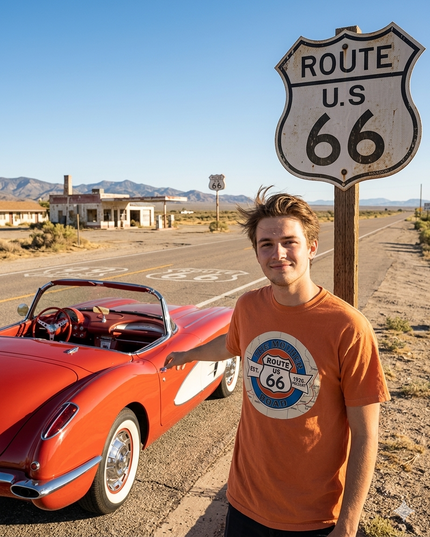 Route 66 - Premium Comfort Colors t-shirt