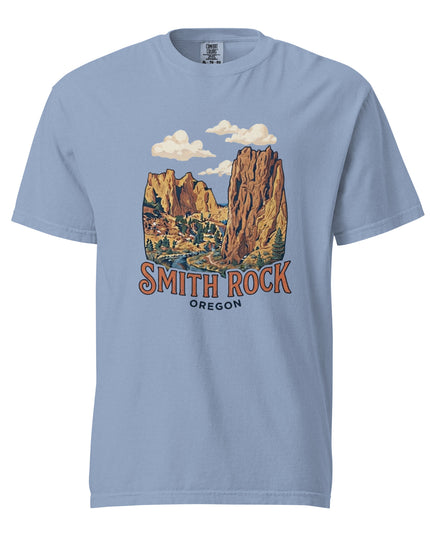 Smith Rock Oregon - Comfort Colors garment-dyed sweatshirt