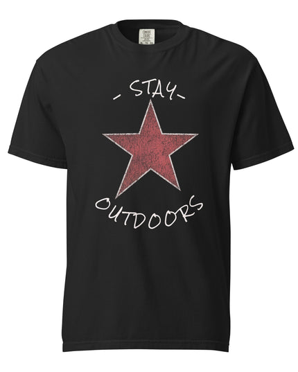 Stay Outdoors Star - Premium Comfort Colors t-shirt