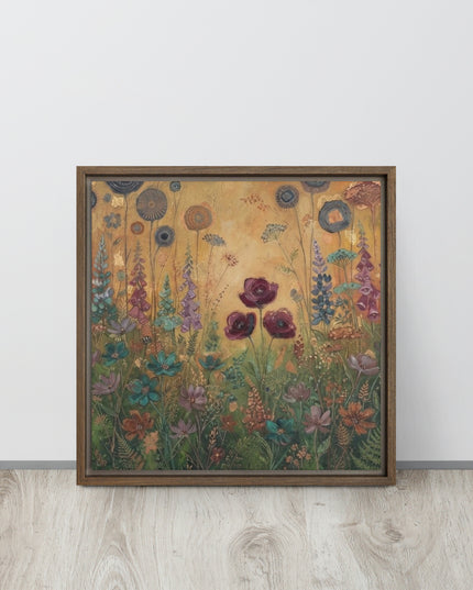 Wildflower Framed Canvas