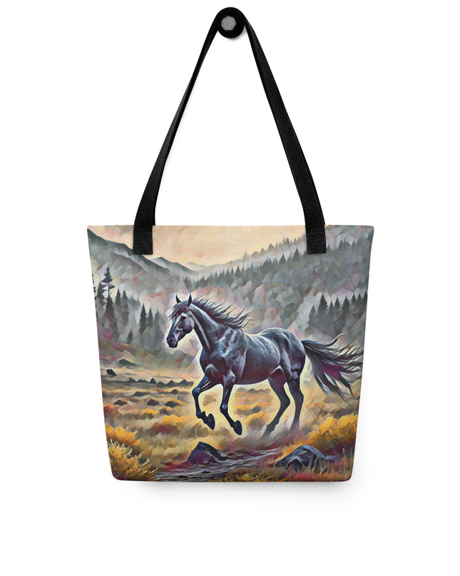 Oregon Running Horse - Digital Art - Tote bag
