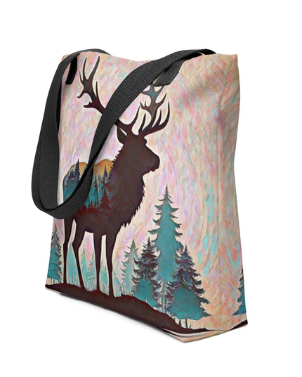 Oregon Elk in the Forest - Tote bag
