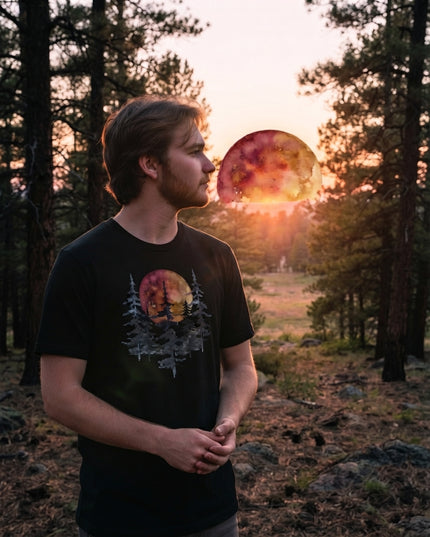 forest_sunset_T shirt