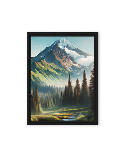 Oregon Outback - Digital Art - Framed canvas