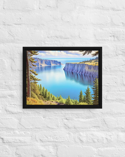 Oregon Calling - Digital Art - Framed canvas - FREE SHIPPING